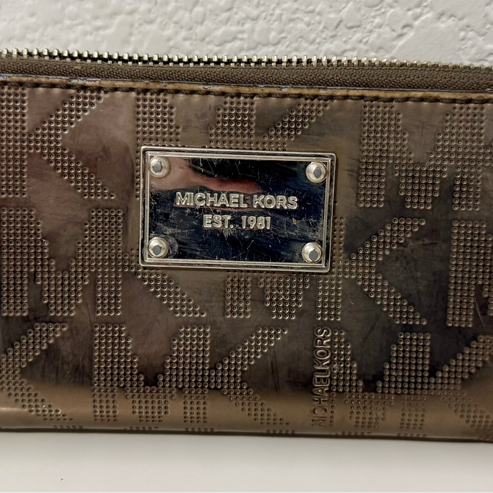 Michael Kors Metallic Brown Wallet